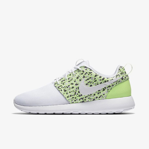 Nike Roshe One Prm λευκά και πράσινα γυναικεία αθλητικά παπούτσια μεταχειρισμένα, νούμερο 39