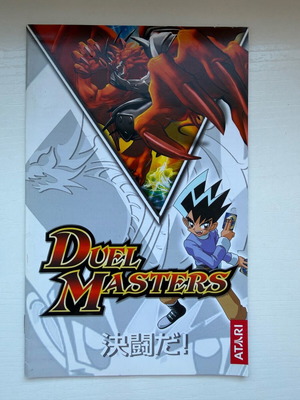 Duel Masters Manual for PlayStation 2 like new, manual only