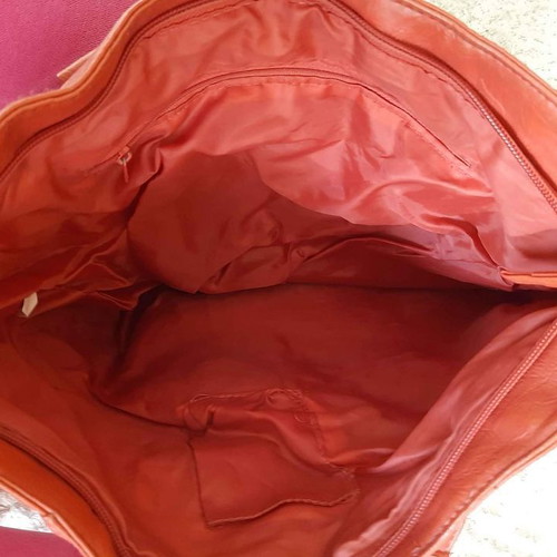 Women's shoulder bag used, red