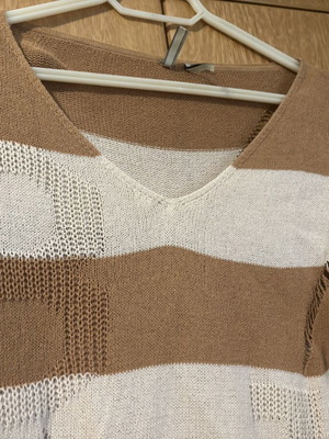 Guess knitted sweater used, beige brown, size S