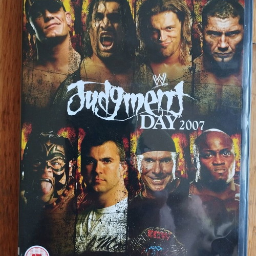 DVD WWE Judgement Day 2007 used, televised show with subtitles