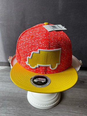 Trukfit Lil Wayne Shocking Orange Snapback Hat new with tags