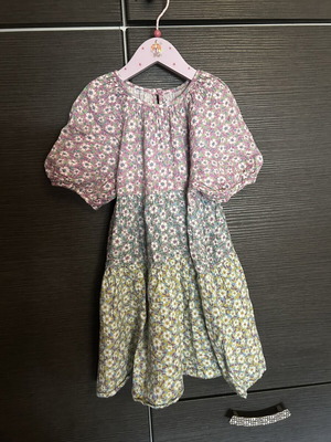 Zara dress for girl 4 to 5 years like new, cotton, multicolor