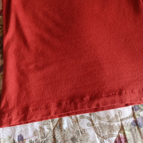 Blouse brick red size S used, 3/4 sleeve
