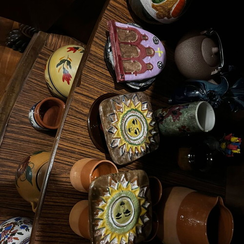 Ceramic collection used, 35 pieces