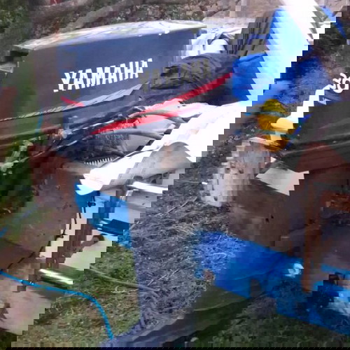 Σκάφος Αργοέλλας 4.50×1.80 σαν καινούργιο με GPS 421 Carmin και βυθόμετρο Garmin