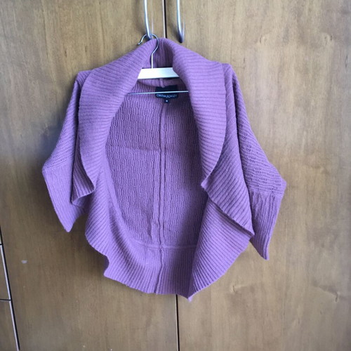 Angora wool cardigan, dusty pink