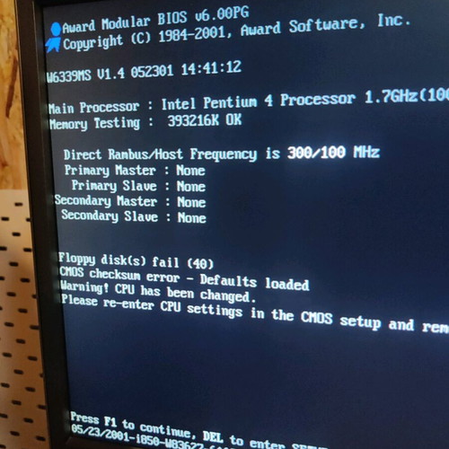 Intel Pentium 4 SL57W 1.7ghz socket 423 processor used