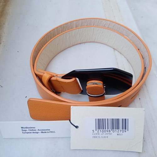 Set of 10 belts with various designs