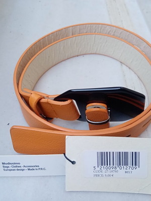 Set of 10 belts with various designs