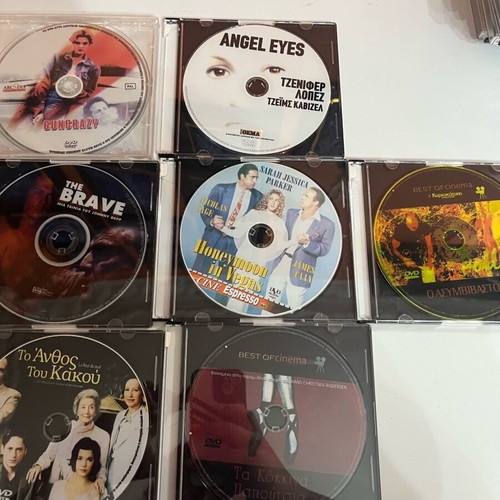 DVD collection of 25 movies like new with subtitles