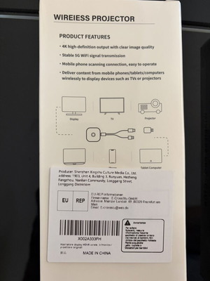 Wireless Display Adapter 4K Micro HDMI new