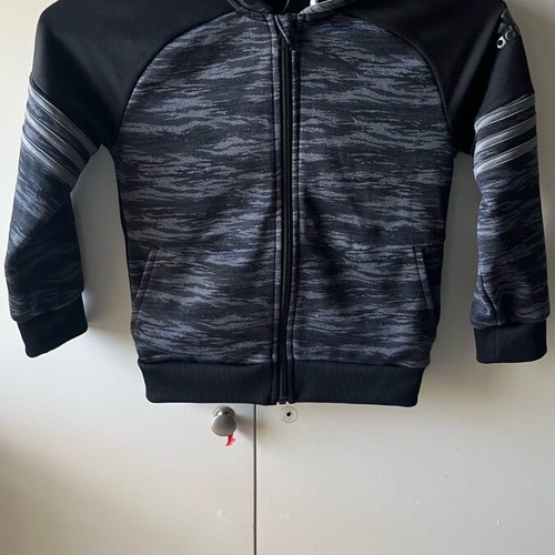 Adidas sweatshirt used for 5-6 years old, black and yellow