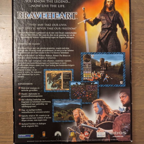 Braveheart big box for PC used