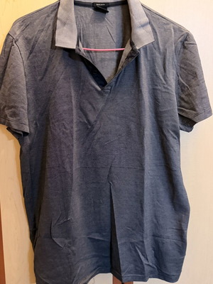 Hugo Boss Polo shirt regular fit L grey micro pattern like new