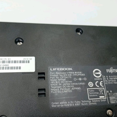 Think Pad Fujitsu Port Replicator Model NPR46 new