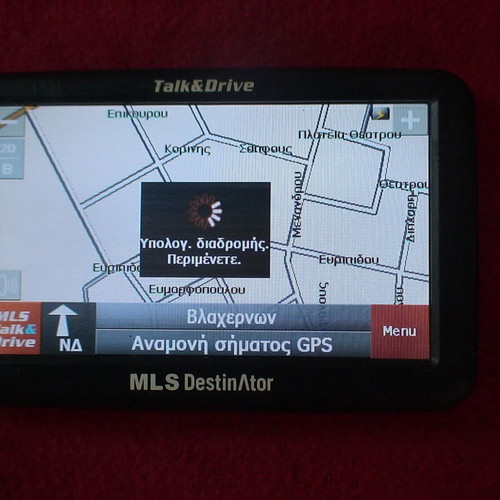 MLS Destinator Talk & Drive GPS navigator used with original charger