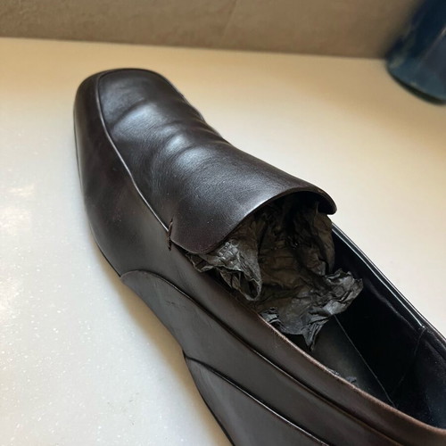 Gucci μοκασίνια μεταχειρισμένα, καφέ, νούμερο 42, φαρδιά γραμμή