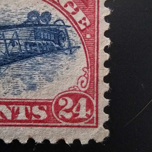 Inverted Jenny used rare American postage stamp 1918