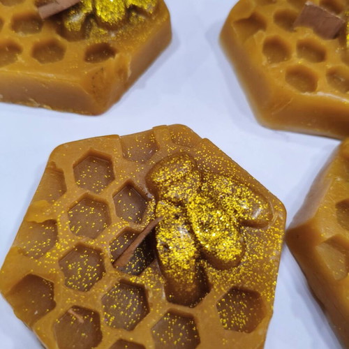 Handmade tealight candles from genuine beeswax made to order