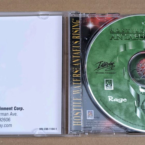 Hostile Waters Antaeus Rising PC CD-ROM like new, Big Box