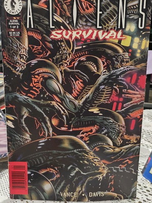 Aliens Survival #1 used comic Dark Horse Comics 1998