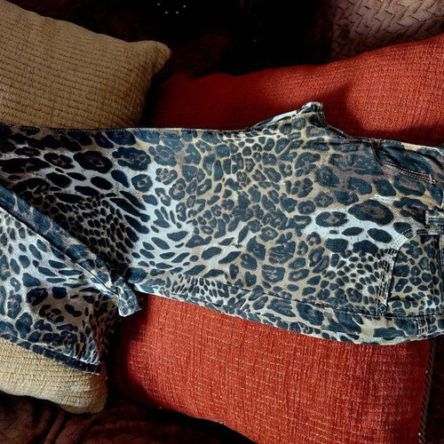 Leopard women's denim pants Daisy Street Small like new