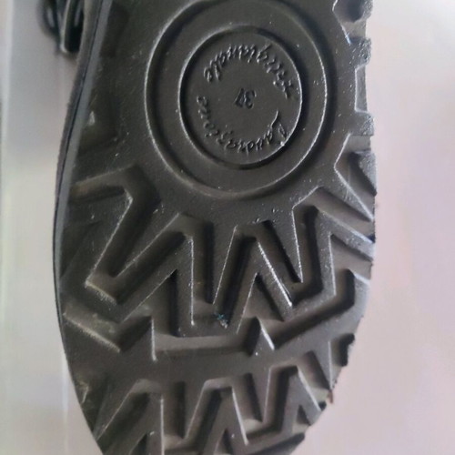 Tsakiris Mallas ankle boots like new, gray, size 37
