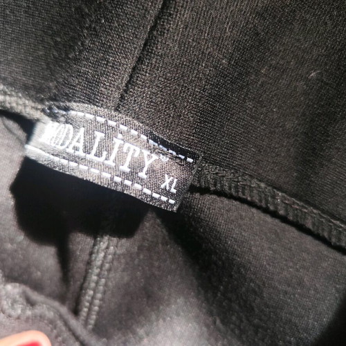Leggings with leather detail on the side like new size XL