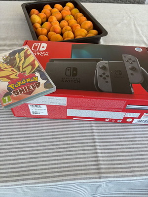 Nintendo Switch V2 (Grey) με Pokémon Shield σαν καινούργιο