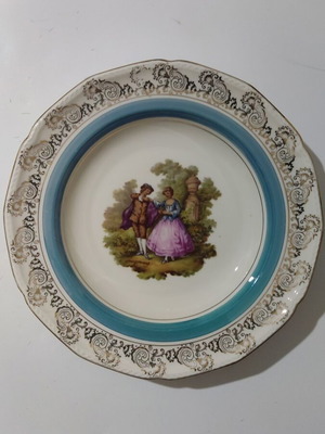 Plate 65 years old German origin handmade new