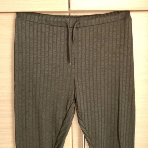Shein Black Ribbed Leggings Medium New