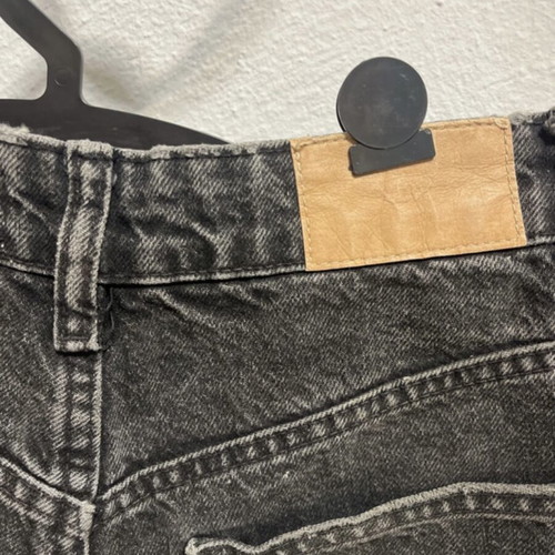 Zara black denim shorts like new, size S