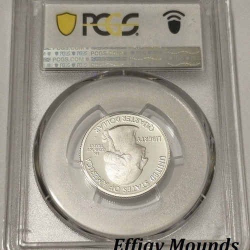 2017 USA Silver Proof Quarter Dollar PCGS PR 68 Effigy Mounds