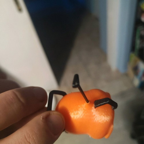 Pochita Chainsaw Man 3D printed miniature like new with moving eyes