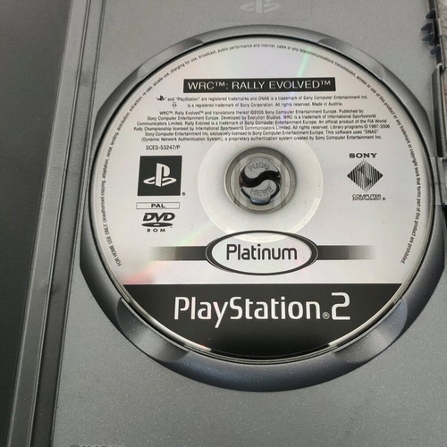 WRC Rally Evolved Platinum PS2 used game