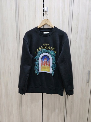 Casablanca sweatshirt like new, size L, black
