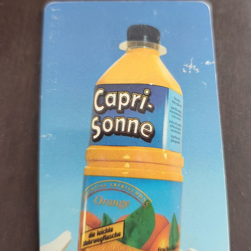 German phone card used