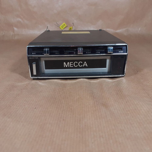 Mecca 8-Track Stereo Car Cassette Player used, Japan 1970s