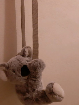 Children's plush koala bag new with zipper