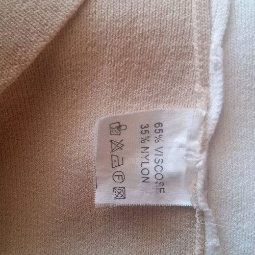 Blouse and jacket set used, size L, beige