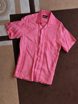 Men's shirt used, size M, pink