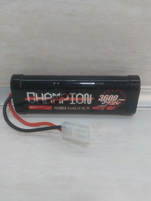 Μπαταρία Champion NiMH 7.2V 3600mAh με σύνδεσμο Tamiya για RC μοντέλα
