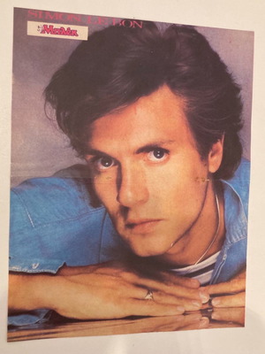 Simon Le Bon Αφίσα από περιοδικό ΜΠΛΕΚ Σε καλή κατάσταση Τιμή 5 Ευρώ