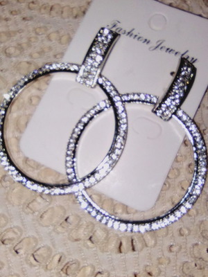 Earrings new, large size