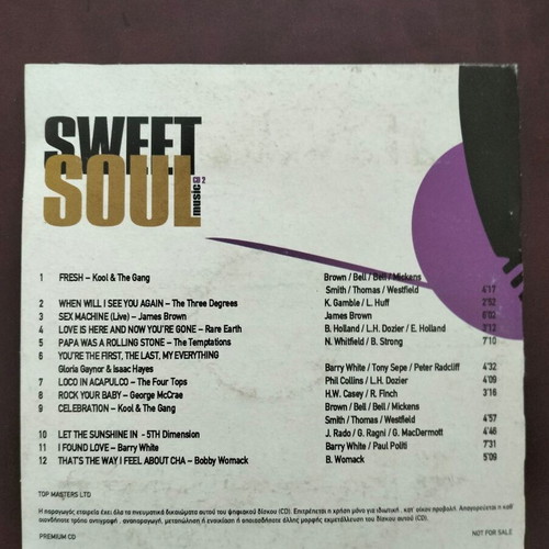 Sweet Soul CD like new