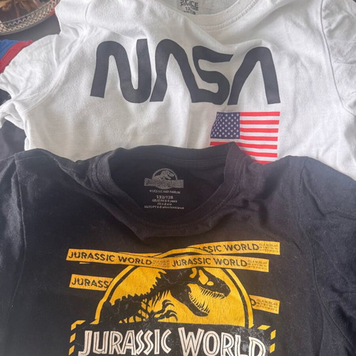 Brand T-shirts for Kids Used, Size 6 Years, Set of 2