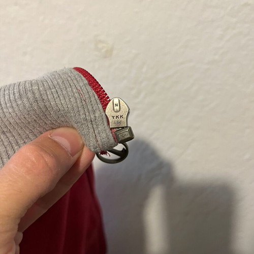Nike Air Full-Zip Women Hoodie used, size M, gray and red