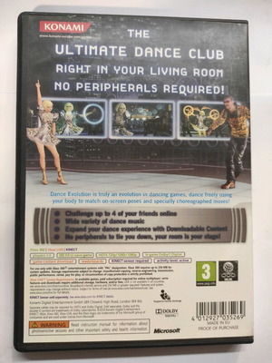 Xbox 360 Dance Evolution used