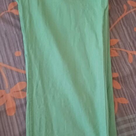 Cotton women's pants like new, size S, mint green